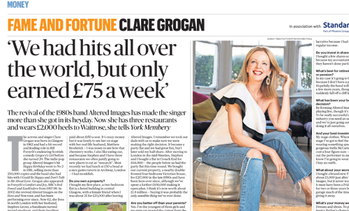 CLARE GROGAN – Sunday Times